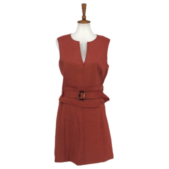 Veronica Beard Sadira Belted Sheath Mini Dress - Picture 3 of 10